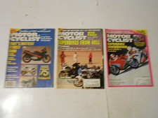 LOT OF 3 80S/90S MOTORCYCLIST