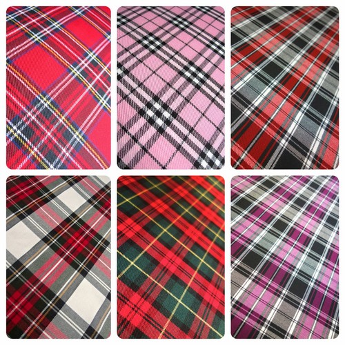 Tartan checked fabric - tartan,