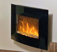 electric wall fire used