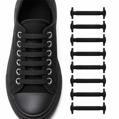 Tie elastic shoe - no, laces