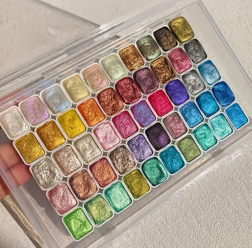 Metallic watercolour paint - 60,
