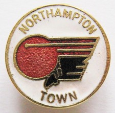 NORTHAMPTON TOWN - Fantastic Vintage Enamel Football Pin Badge