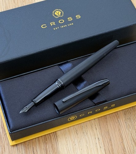Cross atx fountain pen brushed - pen,