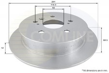 REAR BRAKE DISCS SET BRAKING