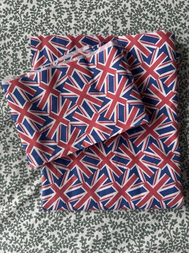 Union jack fabric - 2x, remnants