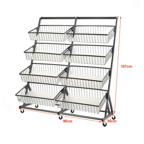 Tier metal veg - 4-tier,
