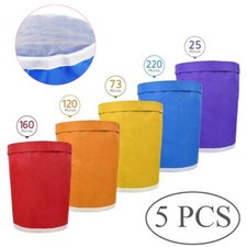 5X 5 Gal Bubble Hash Bags Filtration Ice Bubble Bags Wine Herbal Extraction Bag