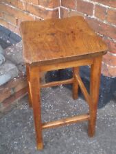 VINTAGE DANISH 1930'S BEAUTIFULLY MADE TIMBER STOOL, HAND MADE