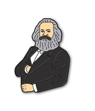 Karl marx enamel - karl,