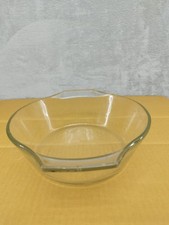Vintage PYREX ENGLAND Clear Glass Casserole Dish 2 Handle Rectangular Ovenware