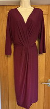 BNWT Kasara wine red plisse