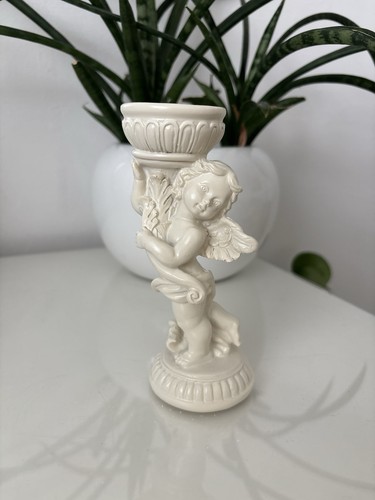 Angel tea light holder candle