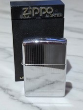 Zippo Boxed Pinstripe Chrome