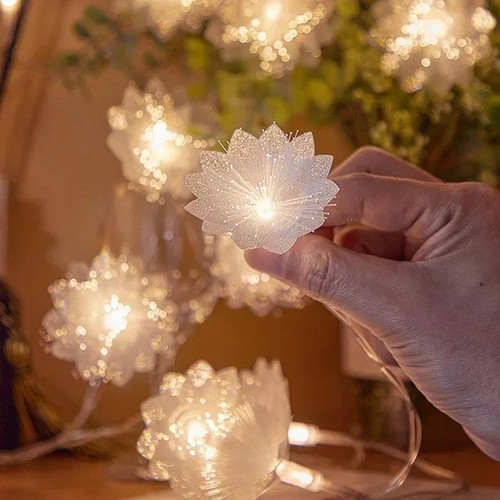 Led fiber optic flower - 2/3m,