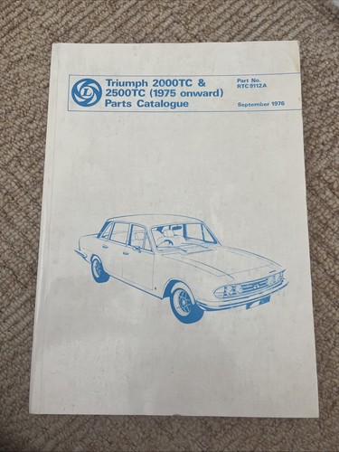 Triumph 2000tc 2500tc 1975 - triumph, (1975