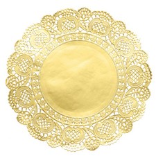 100 Pcs Gold Lace Paper