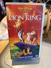  Vintage The Lion King VHS