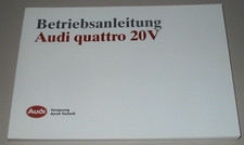 Betriebsanleitung Audi quattro