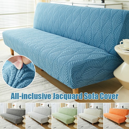 Jacquard armless sofa bed - armless,
