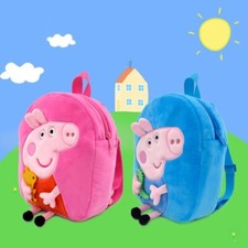 Peppa Pig Plush Shoulder Bag – Soft Toy Backpack for Kids