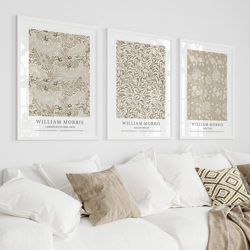 William morris beige brown - william,