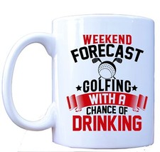 Weekend Forecast Golfing Mug
