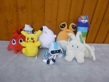 Bundle of Soft Plush Toys Pikachu Alien Pou Morphle Bat Rabbit Noddy Fuse Robot