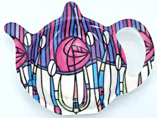 R. Mackintosh Tea Bag Tidy Dining Plastic Holder Kitchen Utensil Art Nouveau