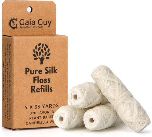 Gaia guy silk dental floss - gaia,