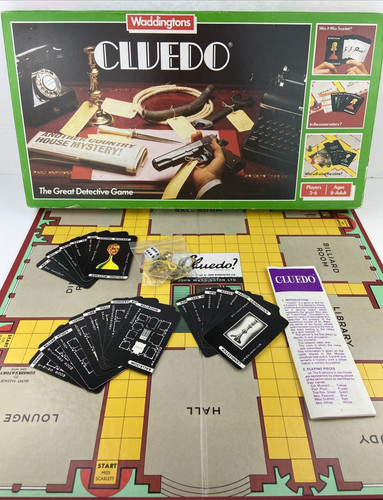 Waddingtons cluedo board game - waddingtons,