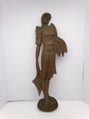 Vintage mid century and - vintage, carved