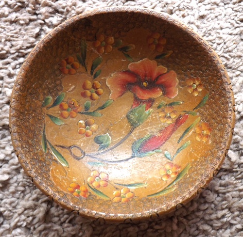 Ciola style carved painted