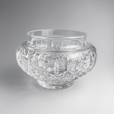 VINTAGE STUART CRYSTAL clear cut glass crystal trifle bowl fruit dessert