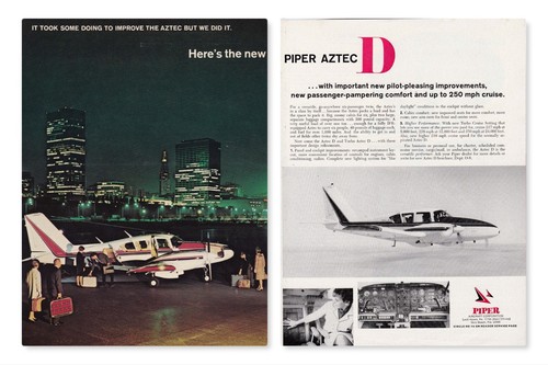 1968 piper aztec aircraft - aztec,