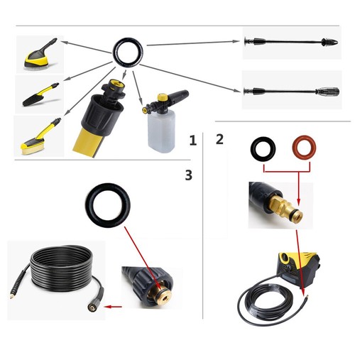 Seal ring kit for karcher - seal,