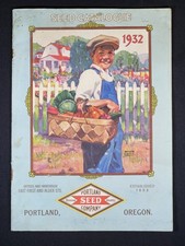 1932 Seed Catalogue Portland Seed Company TRULLINGER U.S Illustrated Scarce