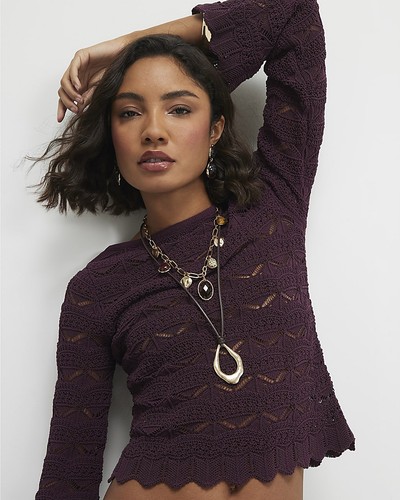 River island womens - womens, burgundy