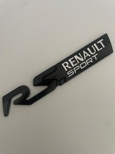 RS Renault Sport Badge Black