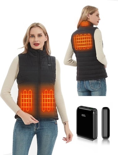 Heated vest jacket for women - heated,