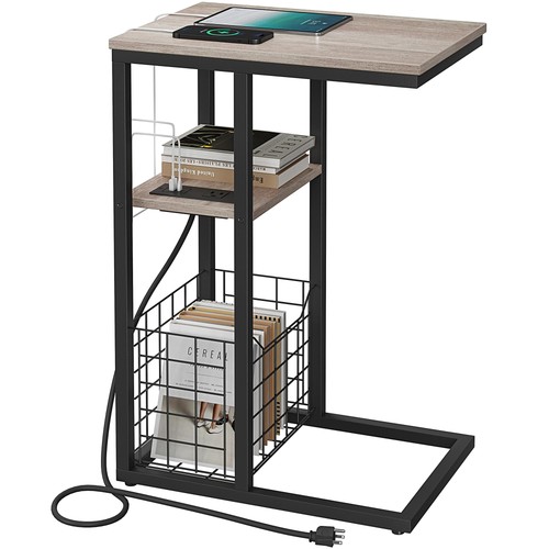 Shaped end table - table, with