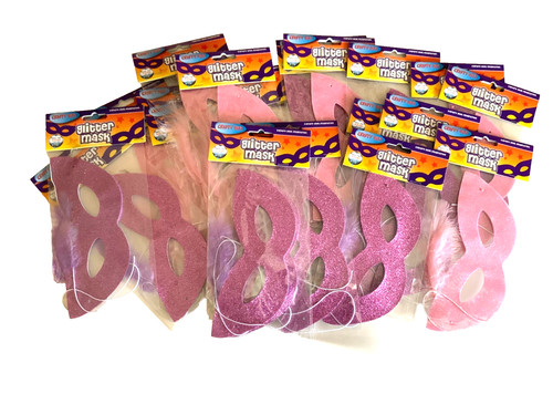 Job lot glitter - job, masks