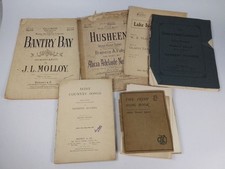 Irish Traditional Sheet Music Songbooks Early 20th C x6 Hughes Graves Yeats 