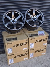 Rays Volk Racing TE37 Saga SL 5x114.3 18 x 10.5 +15 Alloy Wheel Set