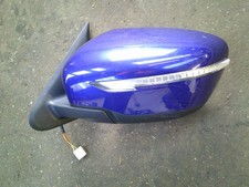2014 to 2019 nissan juke f15 passenger left wing door mirror in RBN ink blue