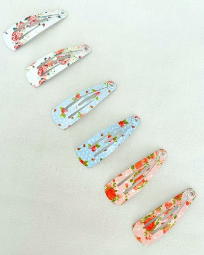 Snappy hair clips grips floral - hair,