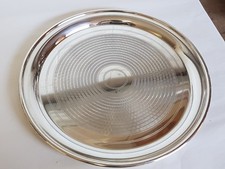 Silver Plated Engine Turned