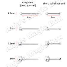 Round Crystal Top Sterling
