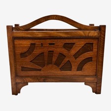 Handsome Art Deco Magazine Rack/Record Storage