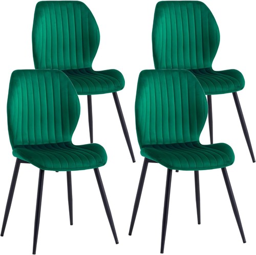 Modern velvet dining - 4x, chairs