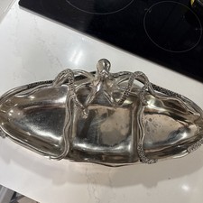 Culinary Concepts 43cm Octopus 3-Section Server Dish Snack Serving, 16.5”Long